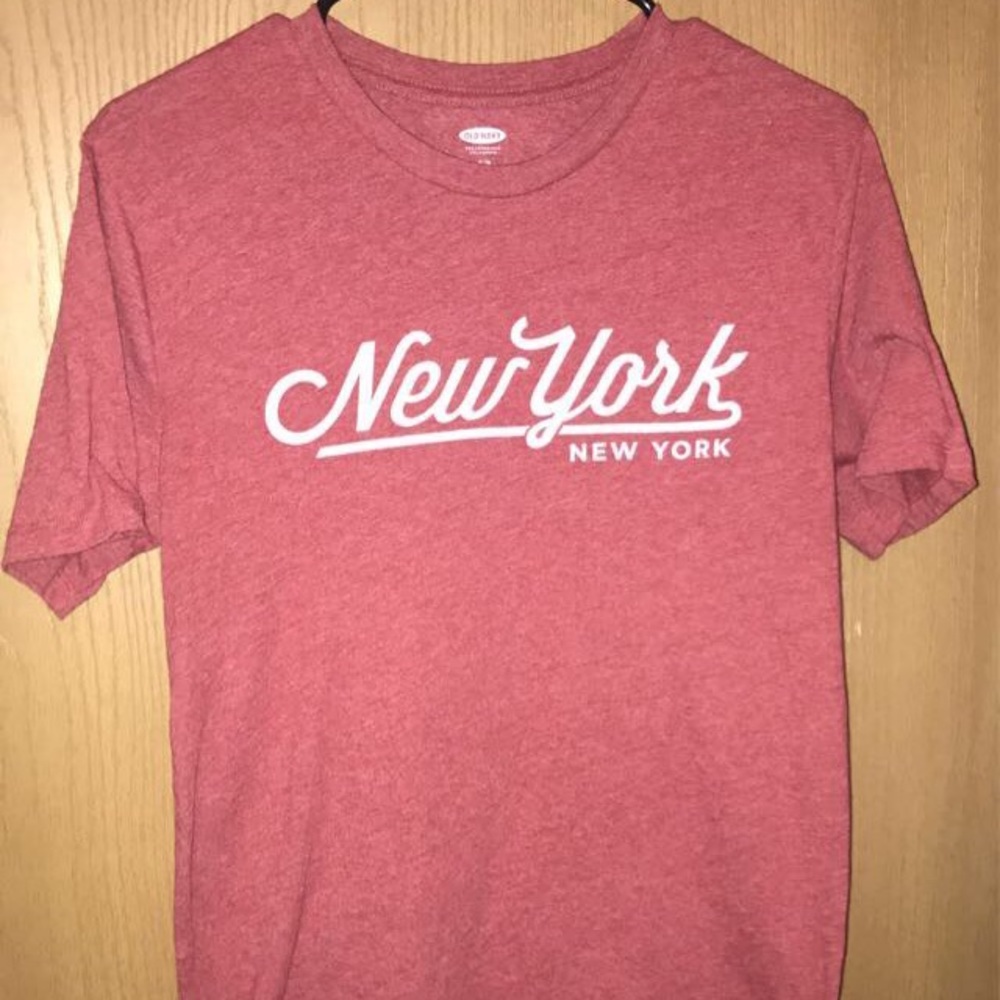 Old Navy- Dark Red “New York” T-Shirt